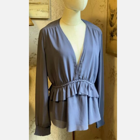 Greylin Lavender Chennei Tiered Top - Picture 3 of 14